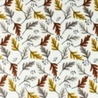 [S1064R-183788] [S1064R] Muślin Bawełniany Mieszkanie Pozostawia Snoozy Fabrics (Ceglasty)