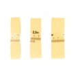 [108R-184268] [108R] Bundle Elastic 2,5 m (2.0-2.5-3.0 cm) (Light Yellow)