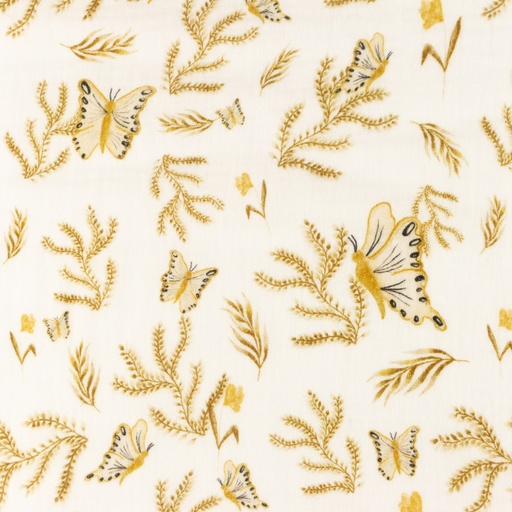[S1083L] Double Gauze Crinkled Digital Printed Mix 18