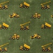 [S1090L-183580] [S1090L] Poplin Printed Jeans Construction Vehicles (Army)
