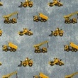 [S1090L-183577] [S1090L] Poplin Printed Jeans Construction Vehicles (Blue)