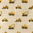 [S1090L-183579] [S1090L] Poplin Printed Jeans Construction Vehicles (Pebble)