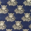 [S1092R-183622] [S1092R] Popelín Potisk Džíny Melanž Leopard (Džíny)