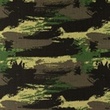 [S1095L-183594] [S1095L] Popeline Imprimé Graffiti Camouflage (Armée )