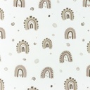 [S1097R-183467] [S1097R] Poplin Printed Rainbow Love (Pebble)