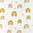[S1097L-183469] [S1097L] Poplin Printed Rainbow Love (Ochre)