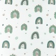 [S1097L-183468] [S1097L] Poplin Printed Rainbow Love (Old Green)