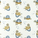 [S1099R-183510] [S1099R] Poplin Printed Turtles (Old Blue)