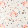 [S1101R-183097] [S1101R] Poplin Digital Printed Mix 35 (Wild Flower)