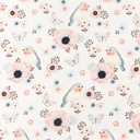 [S1101L-183110] [S1101L] Poplin Digital Printed Mix 35 (Birds)