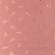 [S1102R-183341] [S1102R] Double Gauze Crinkled Gold Dandelion (Old Pink)
