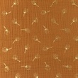 [S1102R-183338] [S1102R] Double Gauze Crinkled Gold Dandelion (Brick)