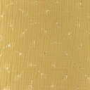 [S1102L-183343] [S1102L] Double Gauze Crinkled Gold Dandelion (Camel)