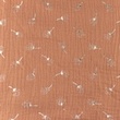 [S1103L-183352] [S1103L] Double Gauze Crinkled Silver Dandelion (Salmon)