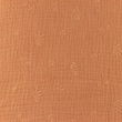 [S1117R-182938] [S1117R] Double Gauze Closed Embroidery Flair Snoozy Fabrics (Salmon)