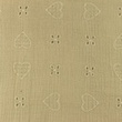 [S1118L-183371] [S1118L] Double Gauze Open Embroidery Heart Snoozy Fabrics (Pebble)