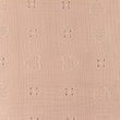 [S1118L-183372] [S1118L] Double Gauze Open Embroidery Heart Snoozy Fabrics (Lilac)
