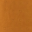 [S1118L-183374] [S1118L] Double Gauze Open Embroidery Heart Snoozy Fabrics (Brick)
