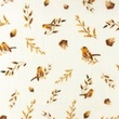[S1124L-182882] [S1124L] Double Gauze Crinkled Closed Embroidery Flair Digital 1 (Little Birds)