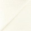 [S1129R-183314] [S1129R] Muślin Bawełniany Melanż Żakard Snoozy Fabrics (Mleczna Biel)