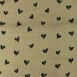 [S1135L-183834] [S1135L] Double Gauze Flat Printed Draw Heart Snoozy Fabrics (Pebble)
