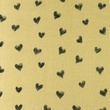 [S1135L-183833] [S1135L] Double Gaze Plate Imprimé Signé Cœur Snoozy Fabrics (Sable)