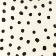 [S1136R-183806] [S1136R] Double Gauze Flat Printed Draw Dots Snoozy Fabrics (White)