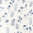 [S1139L-183752] [S1139L] Double Gauze Flat Printed Cynthi Flowers Snoozy Fabrics (Design C)