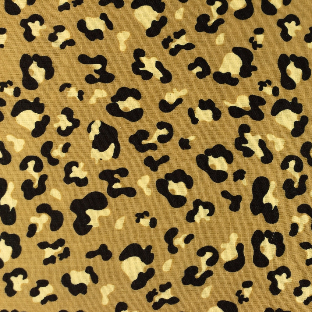 [S1143L] Poplin Printed Panther Snoozy Fabrics