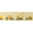 [673R-184288] [673R] Elastiek Met Gedrukte Bouw Voertuigen 40 mm (Zand)