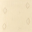 [S1146R-182932] [S1146R] Double Gauze Crinkled Open Embroidery Flower (Sand)