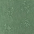 [S1147R-183405] [S1147R] Double Gauze Crinkled Closed Embroidery Flower (Old Green)