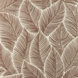 [S1159L-183893] [S1159L] Double Gauze Crinkled Printed Banana Leaf (Mauve)