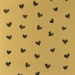 [S1155R-183671] [S1155R] Popeline Stampato Firmato Cuore Snoozy Fabrics (Cammello)