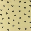 [S1155R-183668] [S1155R] Popeline Stampato Firmato Cuore Snoozy Fabrics (Sabbia)