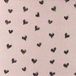 [S1155L-183670] [S1155L] Poplin Printed Draw Heart Snoozy Fabrics (Lilac)