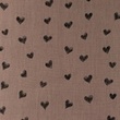 [S1155L-183674] [S1155L] Poplin Printed Draw Heart Snoozy Fabrics (Mauve)