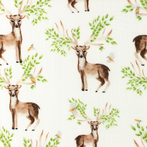 [S1164L] Double Gauze Crinkled Digital Printed Mix 23 Snoozy Fabrics