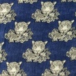 [S1171R-183945] [S1171R] Doppio Garza Increspato Stampato Jeans Melange Leopardo (Jeans)