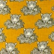 [S1171R-183946] [S1171R] Hydrofilní Bavlna Vrásčitá Vytištěno Džíny Melanž Leopard (Okr)
