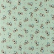 [S1173R-183931] [S1173R] Double Gauze Crinkled Printed Dandelion (Old Mint)