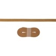 [024R-184110] [024R] Elastiek Kleurlijn 10 mm 2 m Per Bosje (Bruin)