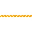 [076R-10528] [076R] Taśma Zig Zag (Jasnopomarańczowy)