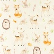 [S1225R-185110] [S1225R] Jersey Digital Printed Mix Dagda Snoozy Fabrics (Deer)