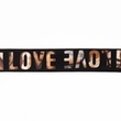 [693R-185513] [693] Polyamid Gummiband Love Silber (Panther)