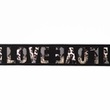 [693R-185512] [693] Polyamid Gummiband Love Silber (Schlange)