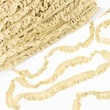 [695R-185539] [695R] Elastic Cotton Lace (Light Yellow)