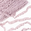 [695R-185544] [695R] Bomullsspets Färglinje (Ljus Gammal Rosa)