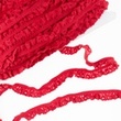 [695R-185523] [695R] Elastic Cotton Lace (Red)