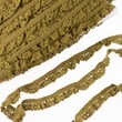 [695R-185551] [695R] Elastic Cotton Lace (Golden Brown)